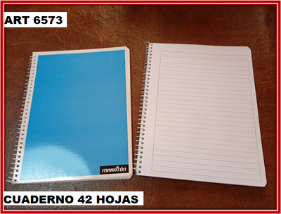 ART 6573 CUADERNO 42 HOJAS RALLADAS