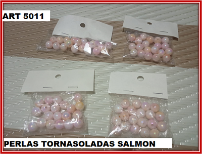 ART 5011 PERLAS TORNASOLADAS SALMON
