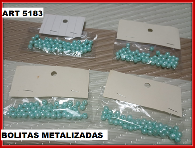 ART 5183 BOLITAS METALIZADAS