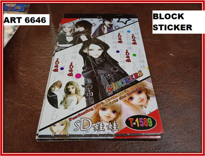 ART 6646 BLOCK STICKER 