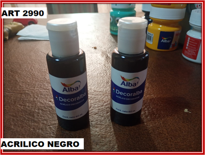 ART 2990 ACRILICO NEGRO ALBA