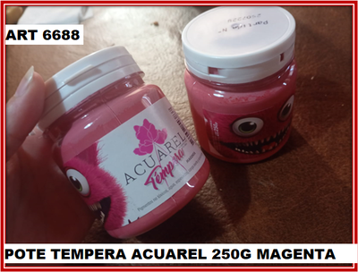 ART 6688 POTE TEMPERA ACUAREL MAGENTA