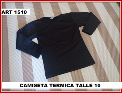 ART 1510 CAMISETA TERMICA NIÑ@ TALLE 10