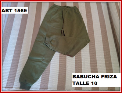 BABUCHA FRIZA TALLE 10 