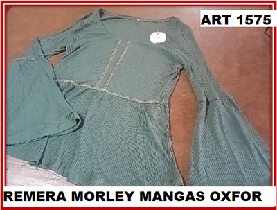 ART 1575 REMERA MORLEY MANGAS OXFORD