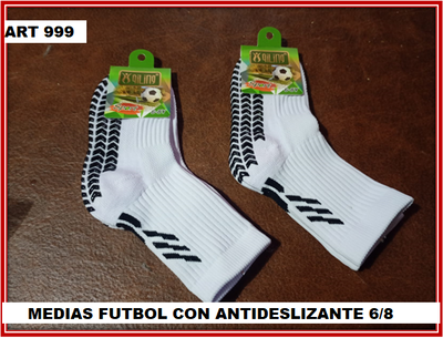ART 999 MEDIAS FUTBOL CON ANTIDESLIZANTE 6/8