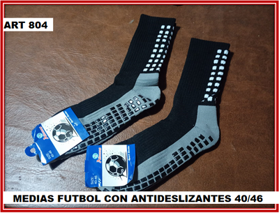 ART 804 MEDIAS FUTBOL CON ANTIDEZLIZANTE 40/46