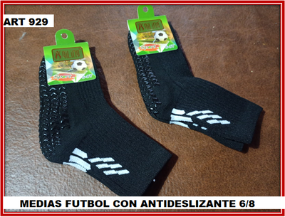ART 929 MEDIAS FUTBOL CON ANTIDESLIZANTE 6/8