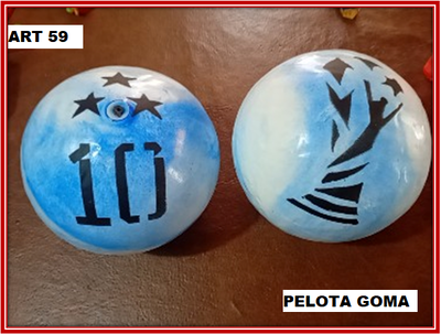 ART 59 PELOTA GOMA ARGENTINA