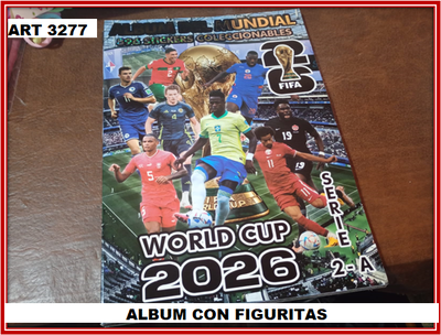 ART 3277 ALBUN CON FIGURITAS MUNDIAL SERIE 2-A