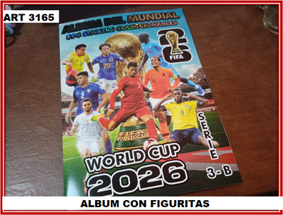 ART 3165 ALBUM CON FIGURITAS MUNDIAL SERIE 3-B