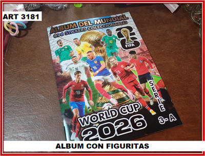 ART 3181 ALBUM FIGURITAS MUNDIAL SERIE 3-A