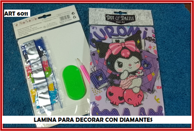 ART 6011 DECORACION CON DIAMANTES KUROMY