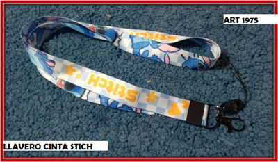 ART 1975 LLAVERO CINTA STICH