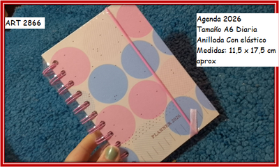 ART 2866 AGENDA DIARIA A6