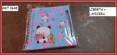 ART 3648 LIBRETA + LAPICERA