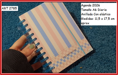 ART 2785 AGENDA DIARIA A6