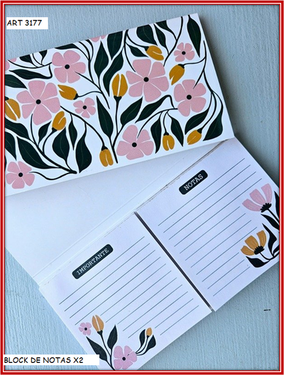 ART 3177 BLOCK DE NOTAS X2