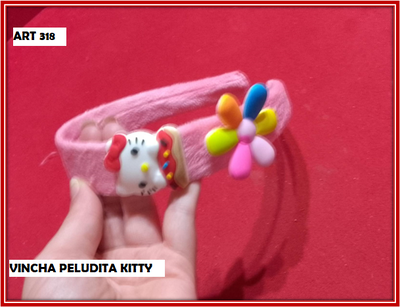 ART 318 VINCHA PELUDITA KITTY