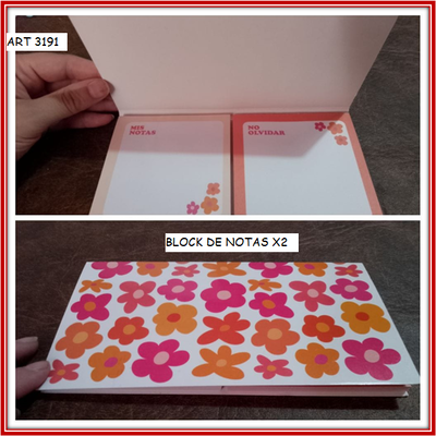 ART 3191 BLOCK DE NOTAS X2
