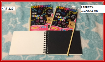 ART 229 LIBRETA MAGICA X8HOJAS