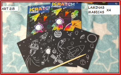ART 215 LAMINAS MAGICAS X4