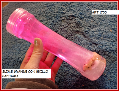 ART 1700 SLIME CON BRILLO GRANDE CAPIBARA