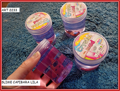 ART 2233 SLIME CAPIBARA LILA