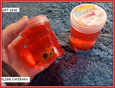 ART 2246 SLIME CAPIBARA ROJO
