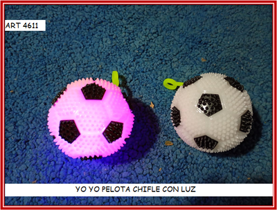 ART 4611 YO YO PELOTA CHIFLE CON LUZ