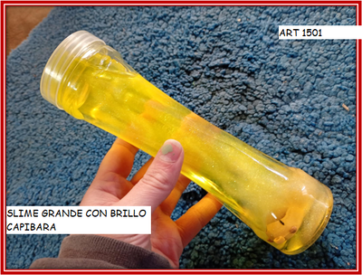 ART 1501 SLIME GRANDE CON BRILLO CAPIBARA