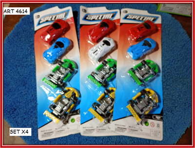 ART 4614 SET AUTOS X4