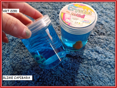 ART 2281 SLIME CAPIBARA AZUL