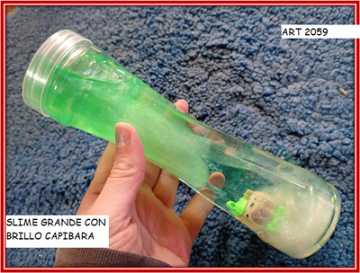 ART 2059 SLIME GRANDE CON BRILLO CAPIBARA