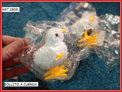 ART 2809 POLLITO A CUERDA