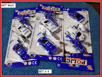 ART 4613 SET POLICIA X4