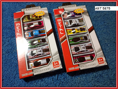 ART 5875 AUTOS METAL X6