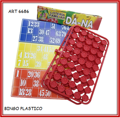 ART 6686 BINGO PLASTICO