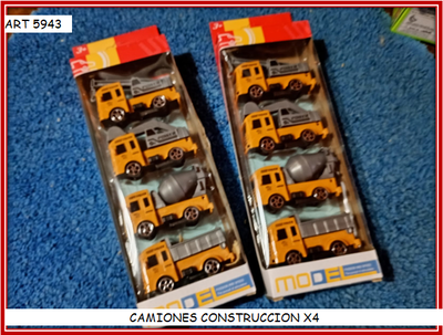 ART 5943 CAMIONES CONSTRUCCION X4