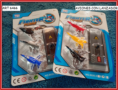 ART 6466 AVIONES CON LANZADOR