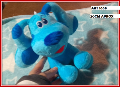 ART 1669 PELUCHE PISTAS DE BLUE AZUL