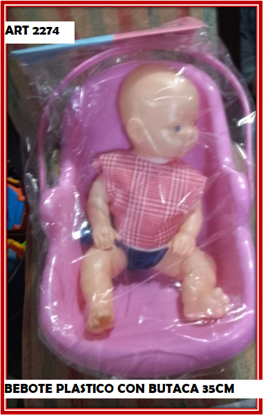 ART 2274 BEBE CON BUTACA 35CM