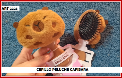 ART 2225 CEPILLO PELUCHE CAPIBARA