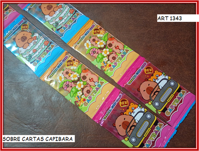 ART 1343 SOBRE CARTAS CAPIBARA