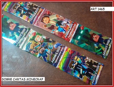 ART 1465 SOBRE CARTAS MINECRAF