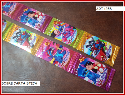 ART 1258 SOBRES DE CARTAS STICH