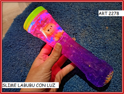 ART 2278 SLIME LABUBU CON LUZ