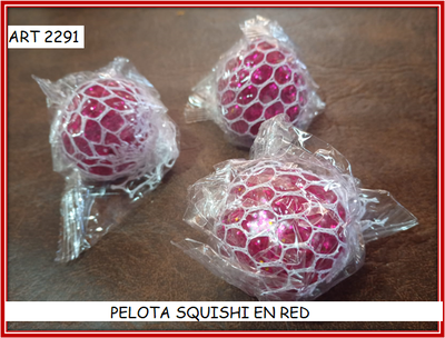 ART 2291 PELOTA SQUISHI EN RED