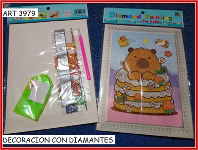 ART 3979 DECORACION CON DIAMANTES
