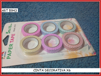 ART 5943 CINTA DECORATIVA X6